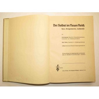 Ilustrado libro de propaganda - El soldado de la Nueva Reich- Der Soldat im Neuen Reich. Espenlaub militaria